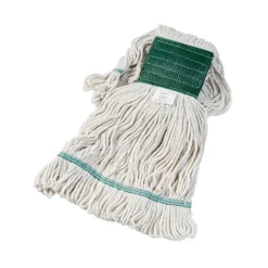 Unisan Super Loop Cotton/Synthetic Yarn Wet Mop Head, Medium, White