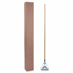 Unisan Wood Quick-Change Mop Handle, 63", 30% Recycled, Natural