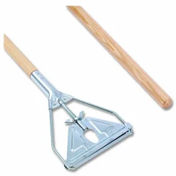 Unisan Wood Quick-Change Mop Handle, 63