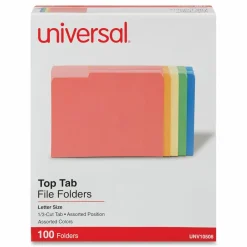 Universal 1/3 Tab Cut Letter Recycled Top Tab File Folder