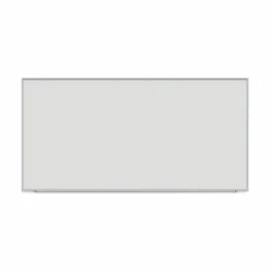Universal Deluxe Melamine Dry Erase Board, 96" x 48", White Surface, Anodized Aluminum Frame