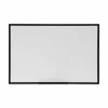 Universal Design Series Deluxe Dry Erase Board, 36" x 24", White Surface, Black Anodized Aluminum Frame