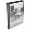 Universal Economy Round Ring View Binder, 3 Rings, 0.5" Capacity, 11 x 8.5, Black