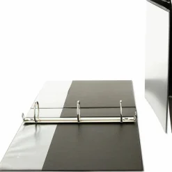 Universal Economy Round Ring View Binder, 3 Rings, 2" Capacity, 11 x 8.5, Black