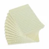Universal Recycled Self-Stick Note Pads, Note Ruled, 4" x 6", Yellow, 100 Sheets/Pad, 12 Pads/Pack