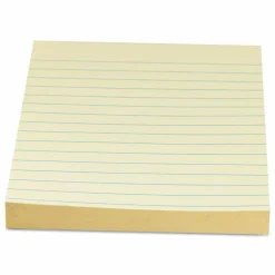 Universal Recycled Self-Stick Note Pads, Note Ruled, 4