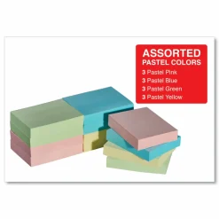Universal Self-Stick Note Pads, 1.5