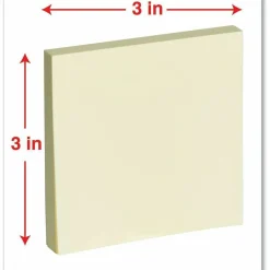 Universal Self-Stick Note Pads, 3