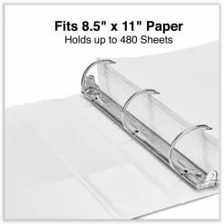 Universal Slant D-Ring View Binder, 3 Rings, 2