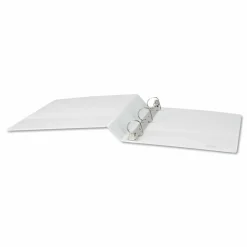 Universal Slant D-Ring View Binder, 3 Rings, 1.5" Capacity, 11 x 8.5, White