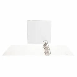 Universal Slant D-Ring View Binder, 3 Rings, 3" Capacity, 11 x 8.5, White