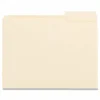 Universal Top Tab File Folders, 1/3-Cut Tabs: Right Position, Letter Size, 0.75" Expansion, Manila, 100/Box
