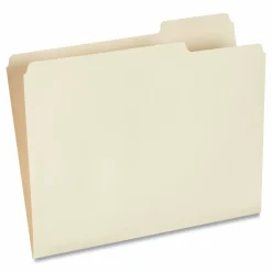 Universal Top Tab File Folders, 1/3-Cut Tabs: Right Position, Letter Size, 0.75