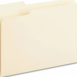 Universal Top Tab File Folders, 1/3-Cut Tabs: Left Position, Letter Size, 0.75