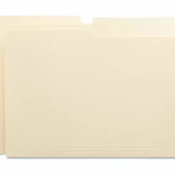 Universal Top Tab File Folders, 1/2-Cut Tabs: Assorted, Letter Size, 0.75