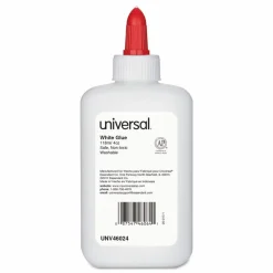 Universal Washable White Glue, 4 oz, Dries Clear, 3/Pack