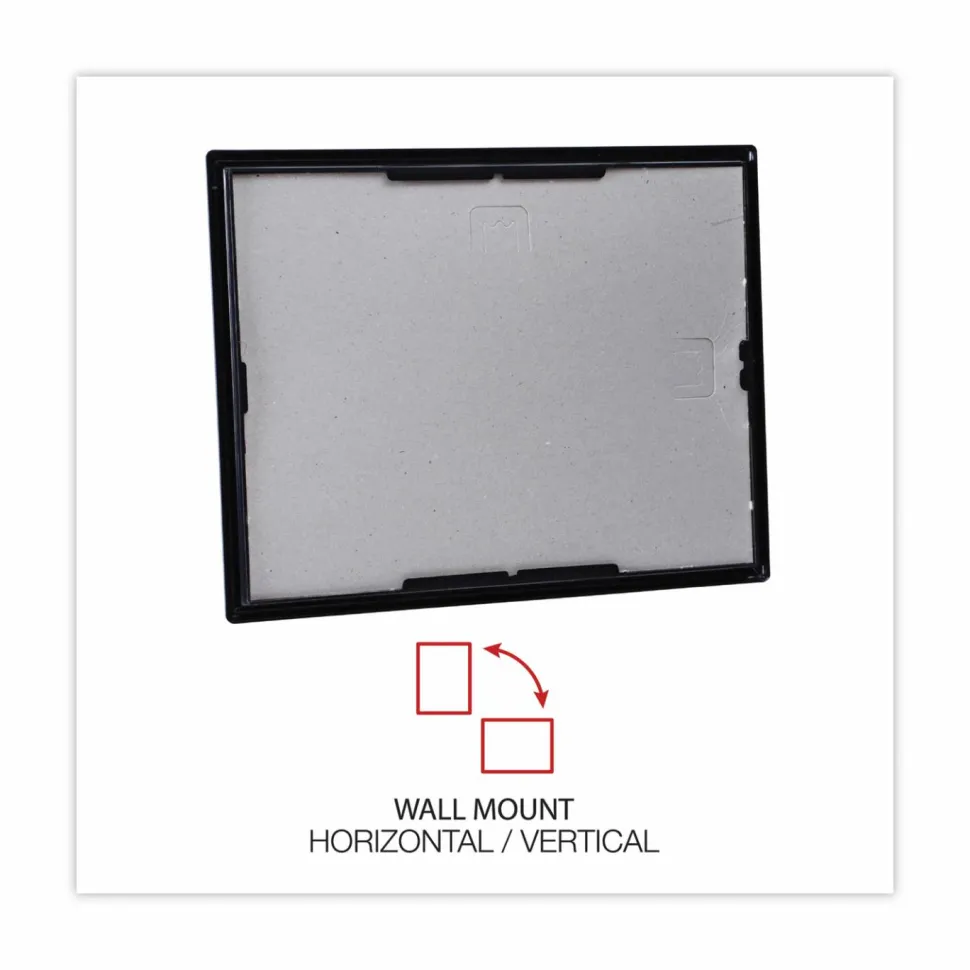 Universal All Purpose Document Frame, 8.5 x 11 Insert, Black/Gold, 3/Pack