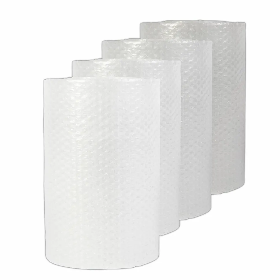 Universal Bubble Packaging, 0.31" Thick, 12" x 125 ft, Perforated Every 12", Clear, 4/Carton