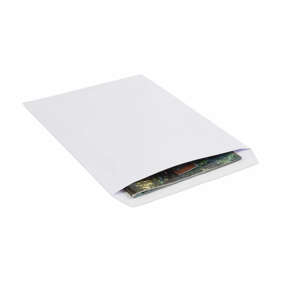 Universal Catalog Envelope, 24 lb Bond Weight Paper, #13 1/2, Square Flap, Gummed Closure, 10 x 13, White, 250/Box