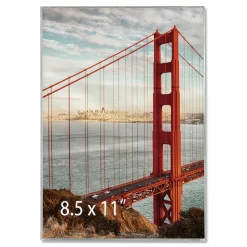 Universal Clear Box Frame, Plastic, 8.5 x 11 Insert, Clear