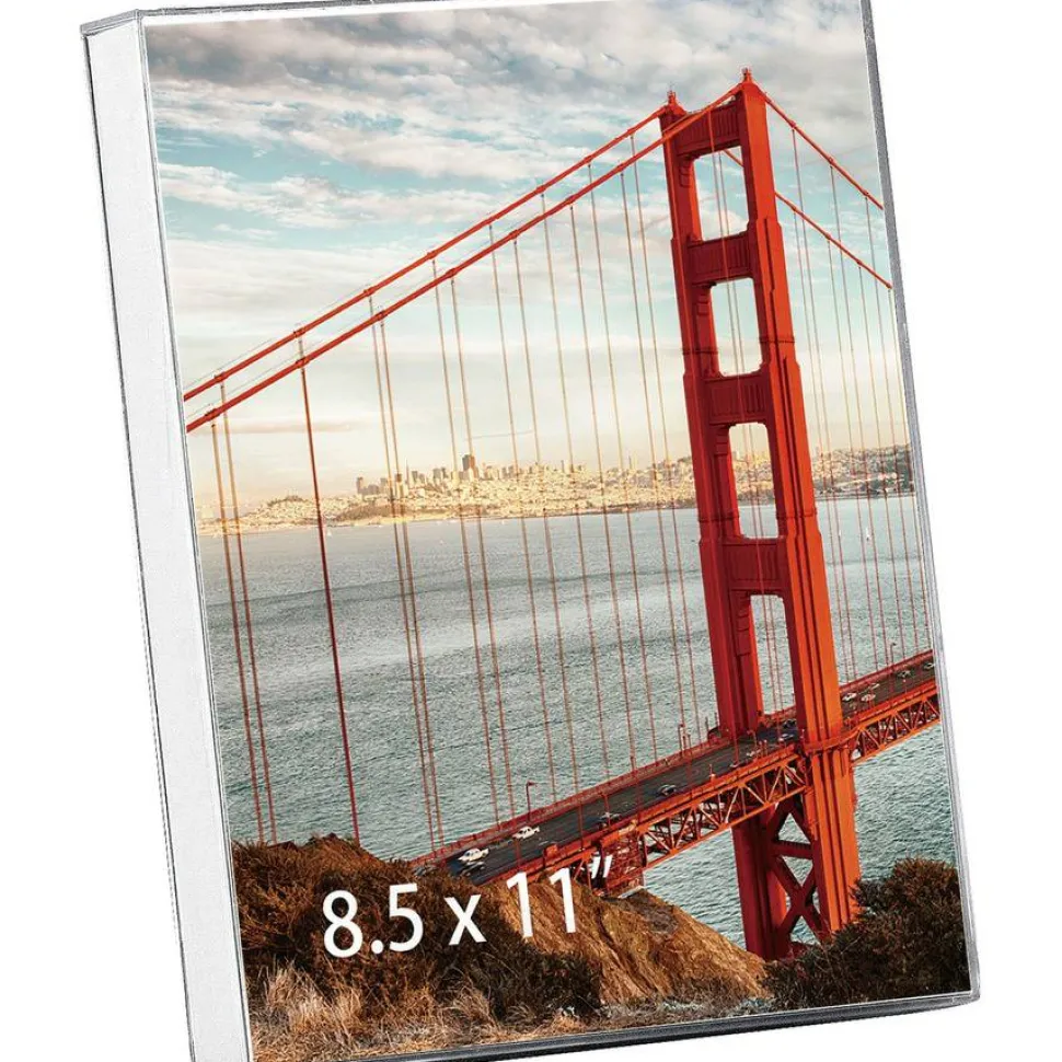 Universal Clear Box Frame, Plastic, 8.5 x 11 Insert, Clear