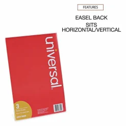 Universal Clear L-Style Freestanding Frame, 5 x 7 Insert, 3/Pack