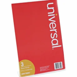 Universal Clear L-Style Freestanding Frame, 5 x 7 Insert, 3/Pack