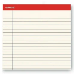 Universal Color Perforated Notepads, 8 1/2