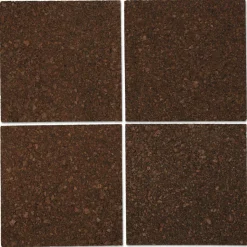 Universal Cork Tile Panels, Authentic Natural Cork Surface, 12" x 0.38" x 12", Dark Brown, 4/Pack