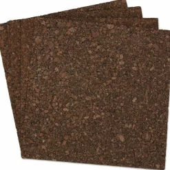 Universal Cork Tile Panels, Authentic Natural Cork Surface, 12