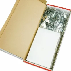 Universal Deluxe Clear Badge Holder w/Garment-Safe Clips, 2.25 x 3.5, White Insert, 50/Box