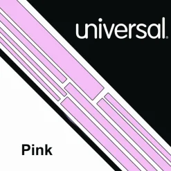 Universal Deluxe Colored Paper, 20 lb Bond Weight, 8.5 x 11, Pink, 500/Ream