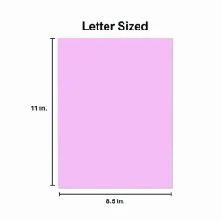 Universal Deluxe Colored Paper, 20 lb Bond Weight, 8.5 x 11, Pink, 500/Ream