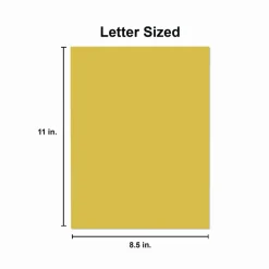 Universal Deluxe Colored Paper, 20 lb Bond Weight, 8.5 x 11, Goldenrod, 500/Ream