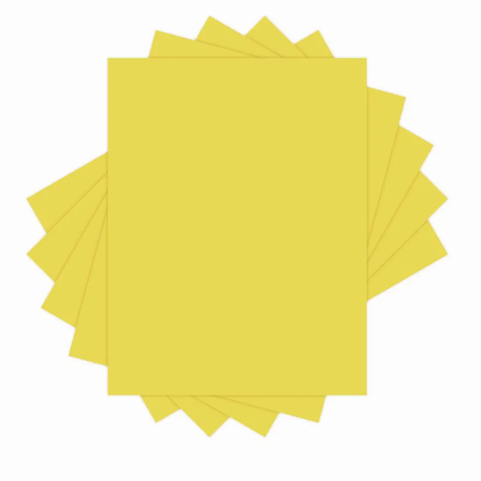 Universal Deluxe Colored Paper, 20 lb Bond Weight, 8.5 x 11, Goldenrod, 500/Ream