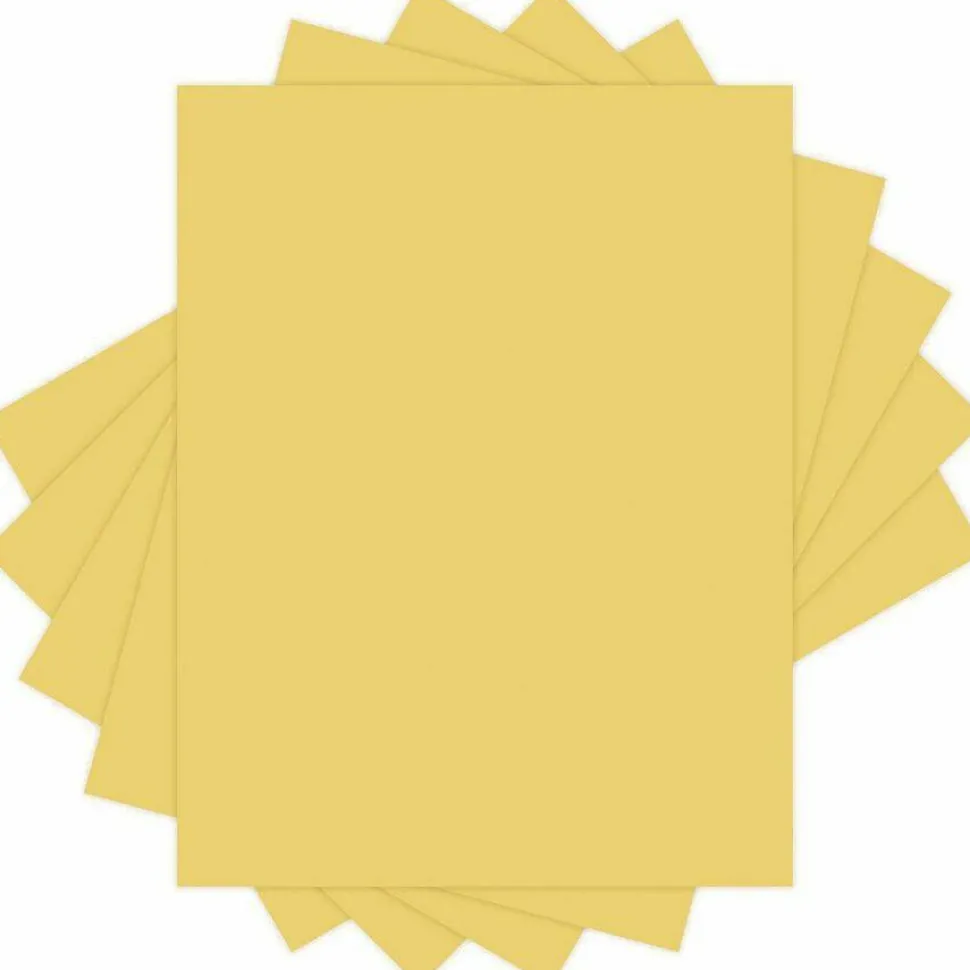 Universal Deluxe Colored Paper, 20 lb Bond Weight, 8.5 x 11, Goldenrod, 500/Ream