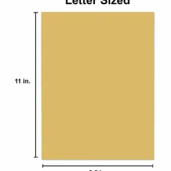 Universal Deluxe Colored Paper, 20 lb Bond Weight, 8.5 x 11, Goldenrod, 500/Ream