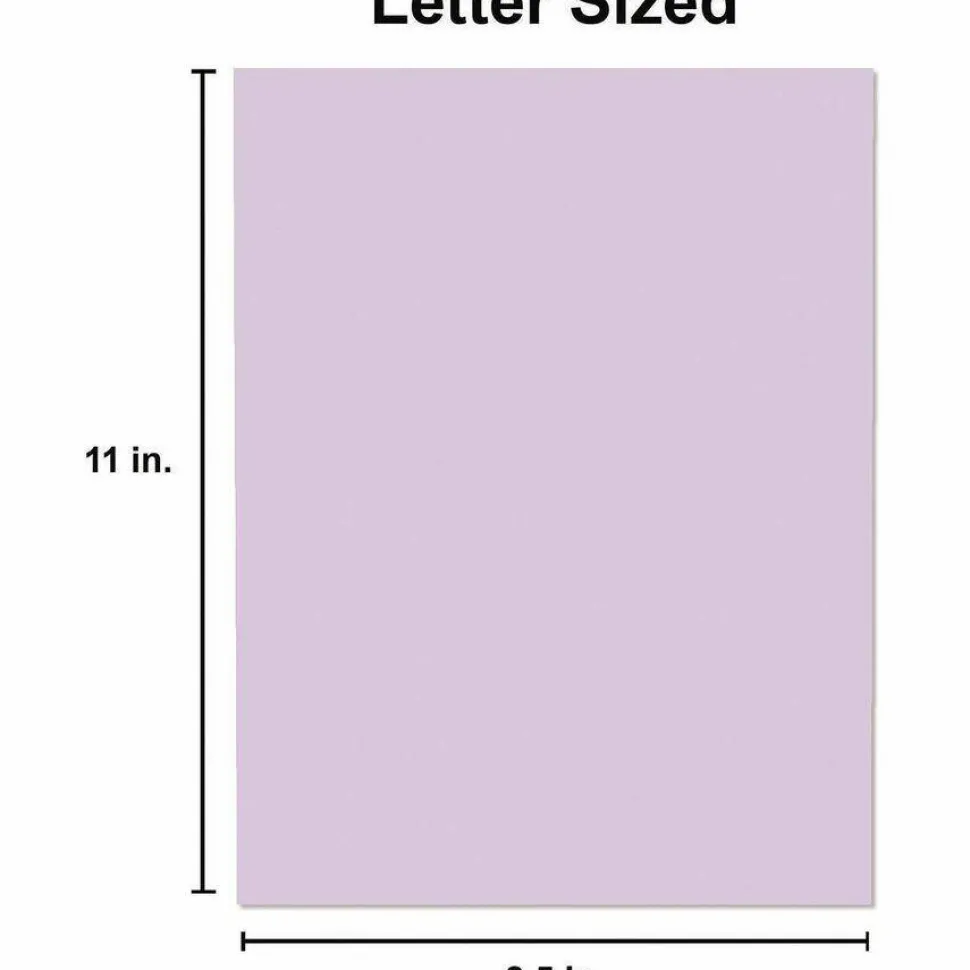 Universal Deluxe Colored Paper, 20 lb Bond Weight, 8.5 x 11, Orchid, 500/Ream