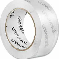 Universal Deluxe General-Purpose Acrylic Box Sealing Tape, 3" Core, 1.88" x 109 yds, Clear, 12/Pack