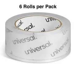 Universal Deluxe General-Purpose Acrylic Box Sealing Tape, 1.7 mil, 3