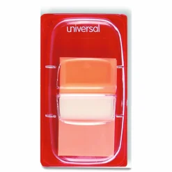 Universal Deluxe Pop-Up Page Flags, 1 x 1.75, Five Assorted Colors, 50 Flags/Dispenser, 5 Dispensers/Pack