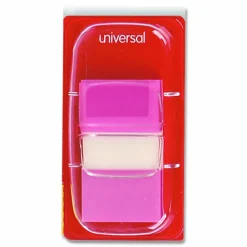 Universal Deluxe Pop-Up Page Flags, 1 x 1.75, Five Assorted Colors, 50 Flags/Dispenser, 5 Dispensers/Pack
