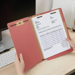 Universal Deluxe Pressboard End Tab Classification Folders, Expands 2