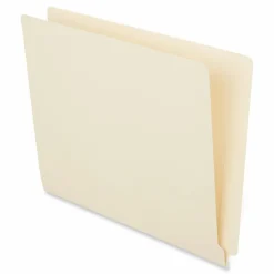 Universal Deluxe Reinforced End Tab Folders, Straight Tabs, Letter Size, 0.75