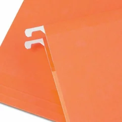 Universal Deluxe Reinforced Recycled Hanging File Folders, Letter Size, 1/5-Cut Tabs, Assorted, 25/Box