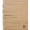 Universal Deluxe Sugarcane Based Notebooks, 1-Subject, Medium/College Rule, Brown Kraft Cover, (100) 11 x 8.5 Sheets