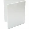 Universal Economy Round Ring View Binder, 3 Rings, 0.5" Capacity, 11 x 8.5, White