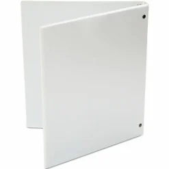 Universal Economy Round Ring View Binder, 3 Rings, 0.5" Capacity, 11 x 8.5, White