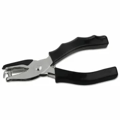 Universal Eight-Sheet Handheld One-Hole Punch, 1/4