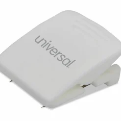 Universal Fabric Panel Wall Clips, 25 Sheet Capacity, White, 20/Pack
